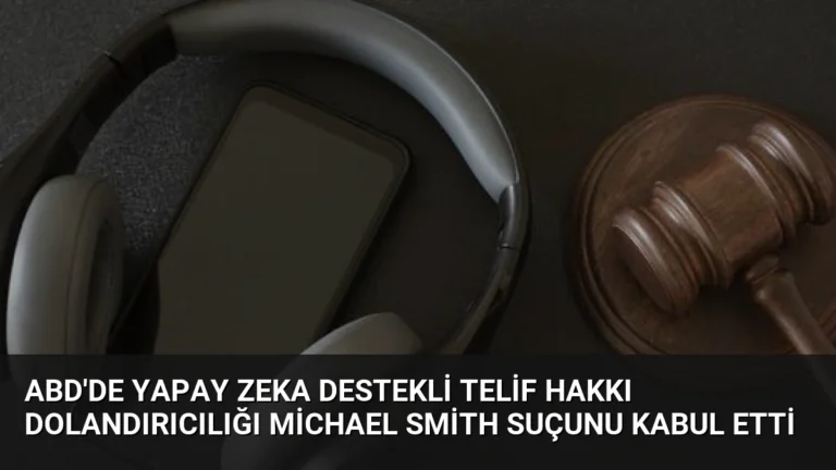 ABD’de Yapay Zeka Destekli Telif Hakkı Dolandırıcılığı Michael Smith Suçunu Kabul Etti