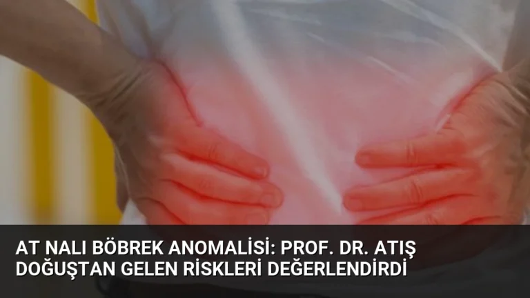At Nalı Böbrek Anomalisi: Prof. Dr. Atış Doğuştan Gelen Riskleri Değerlendirdi