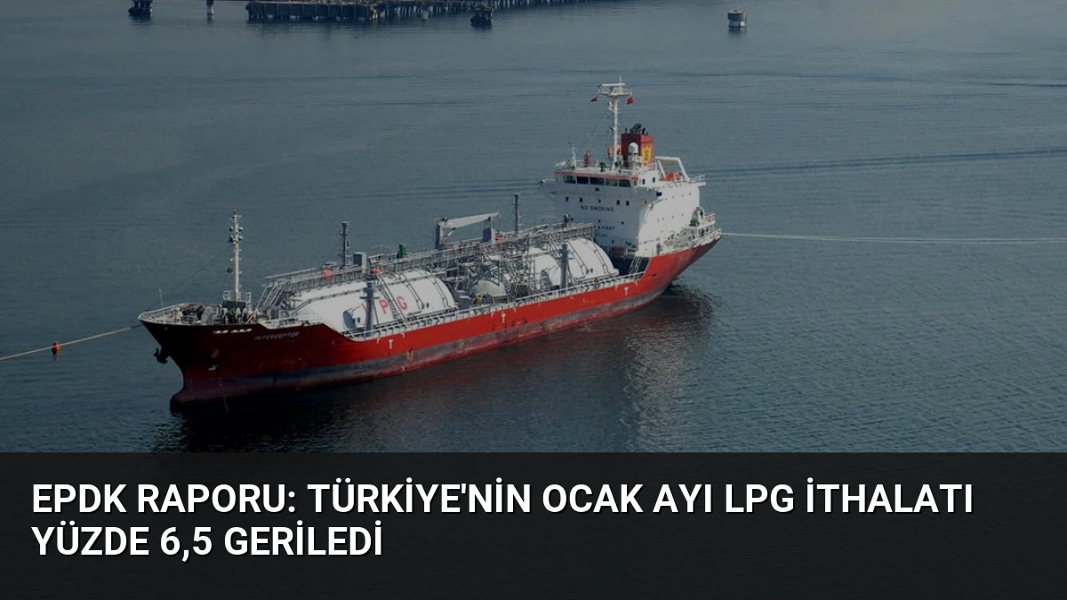 EPDK Raporu: Türkiye’nin Ocak Ayı LPG İthalatı Yüzde 6,5 Geriledi