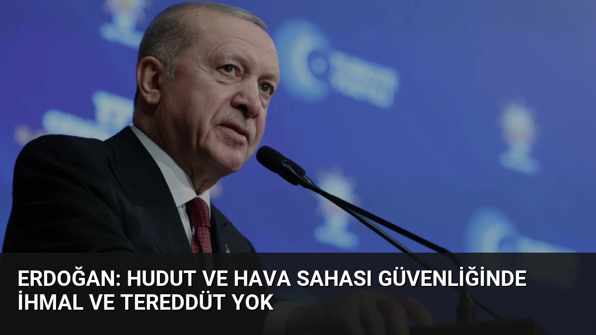 Erdoğan: Hudut ve Hava Sahası Güvenliğinde İhmal ve Tereddüt Yok