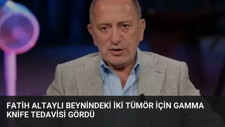 Fatih Altaylı Beynindeki İki Tümör İçin Gamma Knife Tedavisi Gördü