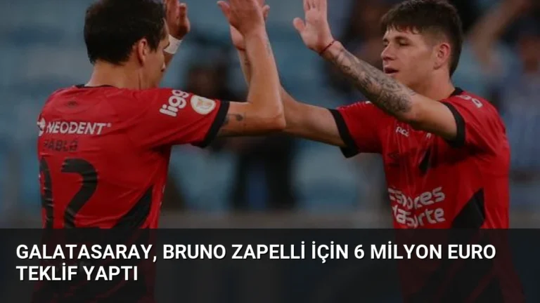 Galatasaray, Bruno Zapelli İçin 6 Milyon Euro Teklif Yaptı