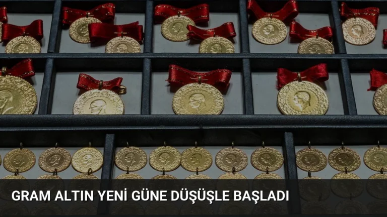 Gram Altın Yeni Güne Düşüşle Başladı