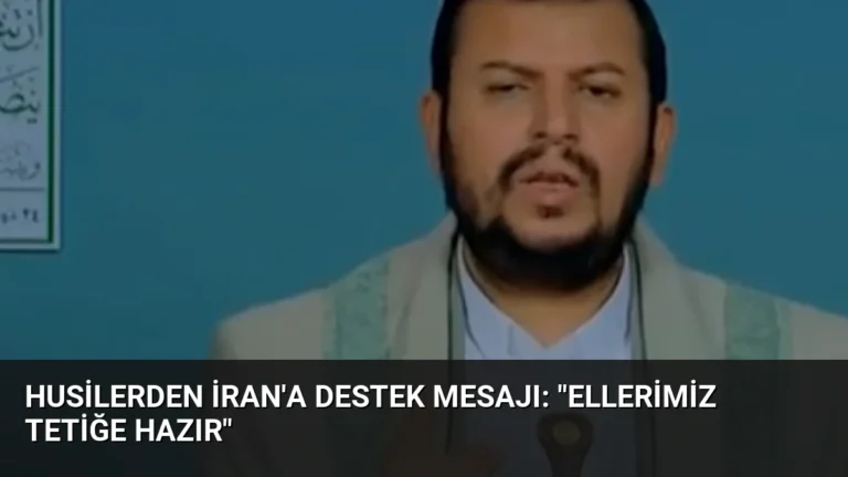 Husilerden İran’a Destek Mesajı: “Ellerimiz Tetiğe Hazır”
