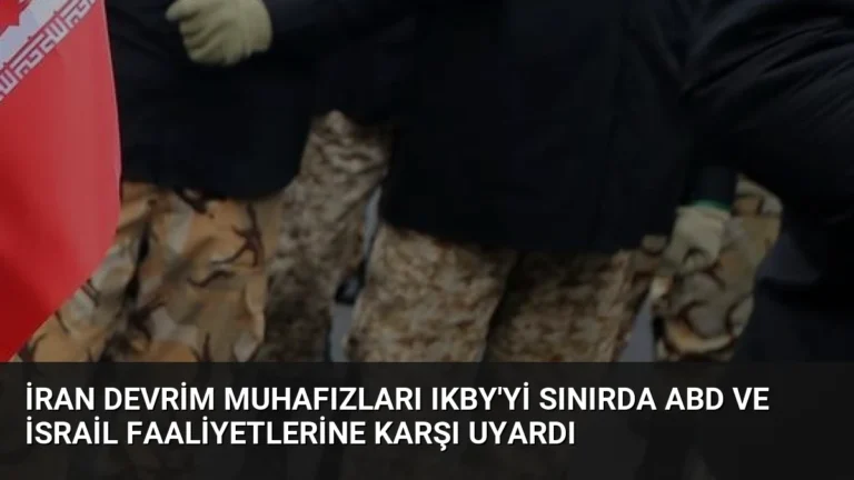 İran Devrim Muhafızları IKBY’yi Sınırda ABD ve İsrail Faaliyetlerine Karşı Uyardı