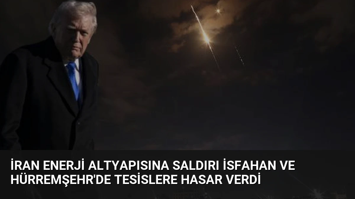 İran Enerji Altyapısına Saldırı İsfahan ve Hürremşehr’de Tesislere Hasar Verdi