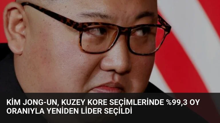 Kim Jong-Un, Kuzey Kore Seçimlerinde %99,3 Oy Oranıyla Yeniden Lider Seçildi