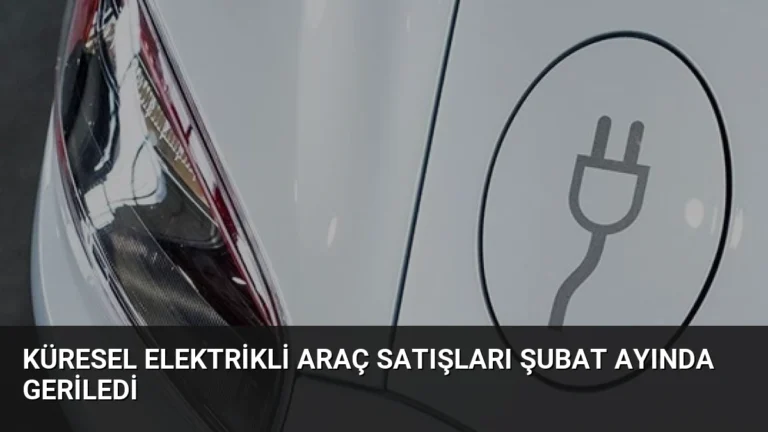 Küresel Elektrikli Araç Satışları Şubat Ayında Geriledi