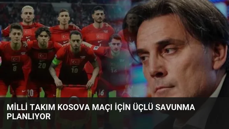 Milli Takım Kosova Maçı İçin Üçlü Savunma Planlıyor