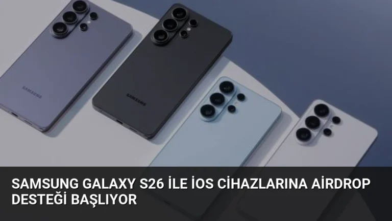 Samsung Galaxy S26 ile iOS Cihazlarına AirDrop Desteği Başlıyor