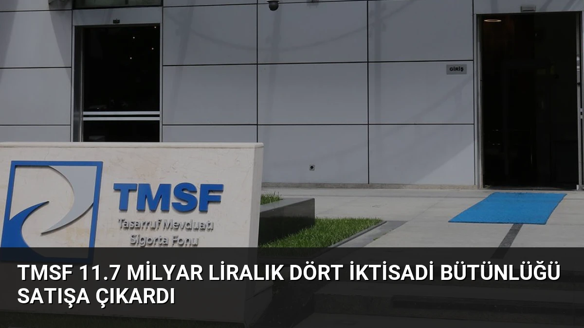 TMSF 11.7 Milyar Liralık Dört İktisadi Bütünlüğü Satışa Çıkardı