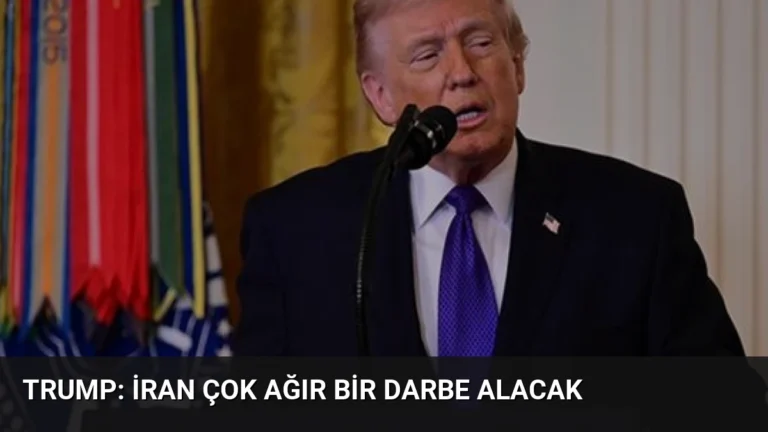 Trump: İran Çok Ağır Bir Darbe Alacak