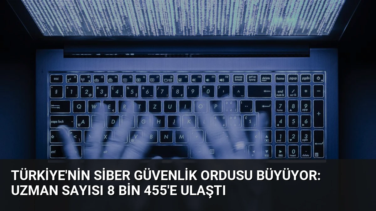 Türkiye’nin Siber Güvenlik Ordusu Büyüyor: Uzman Sayısı 8 Bin 455’e Ulaştı