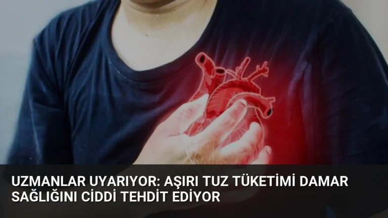 Uzmanlar Uyarıyor: Aşırı Tuz Tüketimi Damar Sağlığını Ciddi Tehdit Ediyor