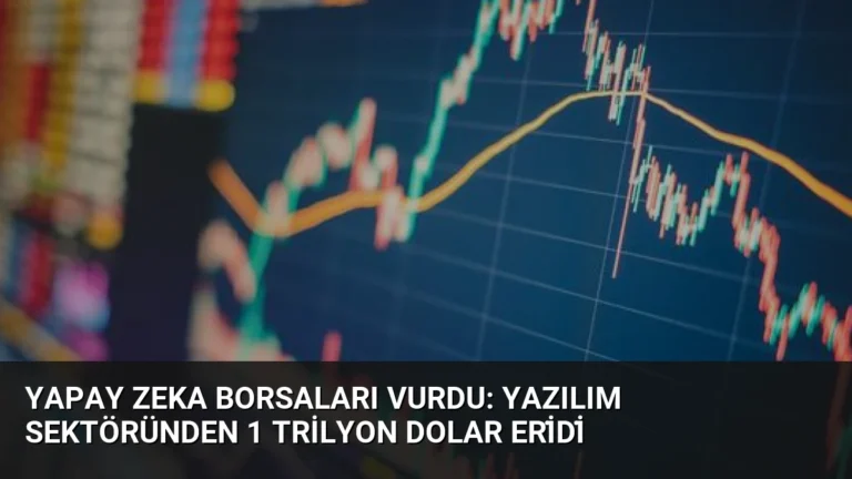 Yapay Zeka Borsaları Vurdu: Yazılım Sektöründen 1 Trilyon Dolar Eri̇di̇