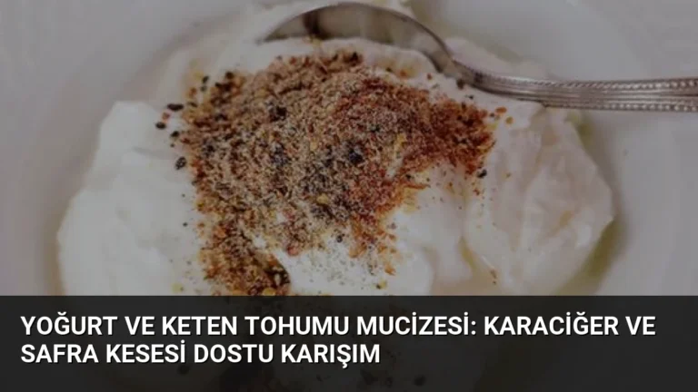 Yoğurt ve Keten Tohumu Mucizesi: Karaciğer ve Safra Kesesi Dostu Karışım
