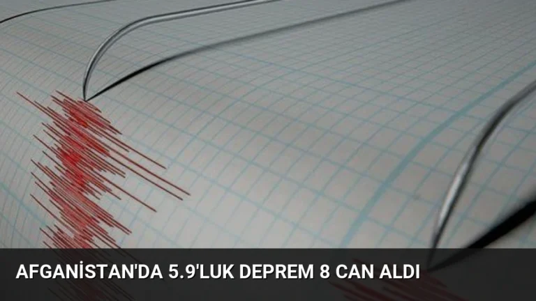 Afganistan’da 5.9’luk Deprem 8 Can Aldı