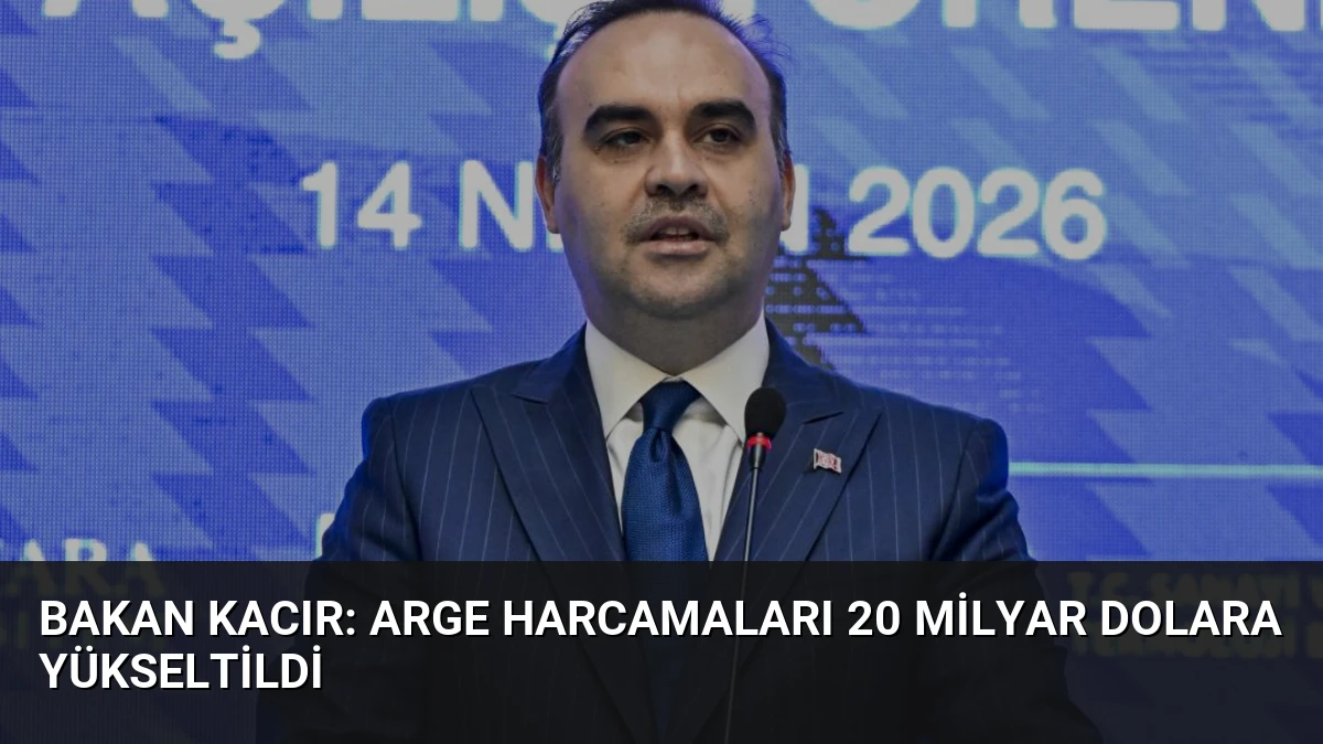Bakan Kacır: ARGE Harcamaları 20 Milyar Dolara Yükseltildi