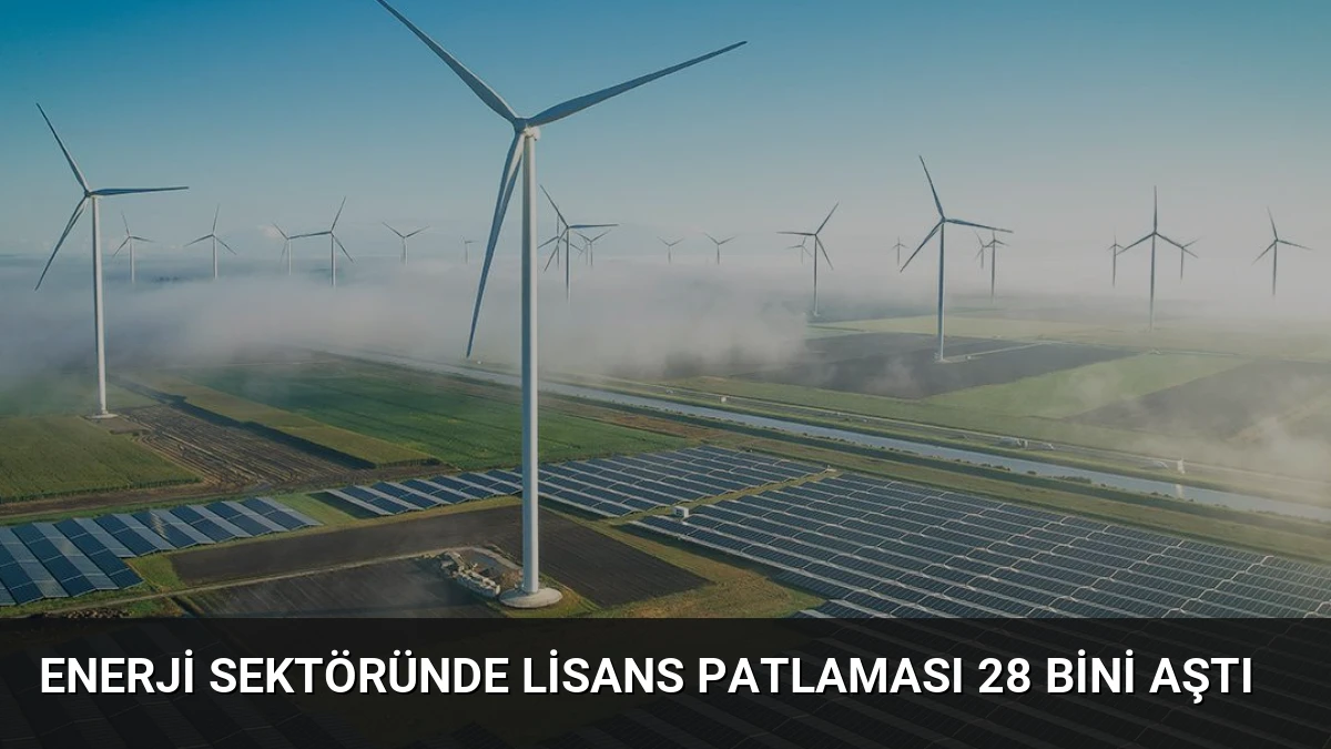 Enerji Sektöründe Lisans Patlaması 28 Bini Aştı