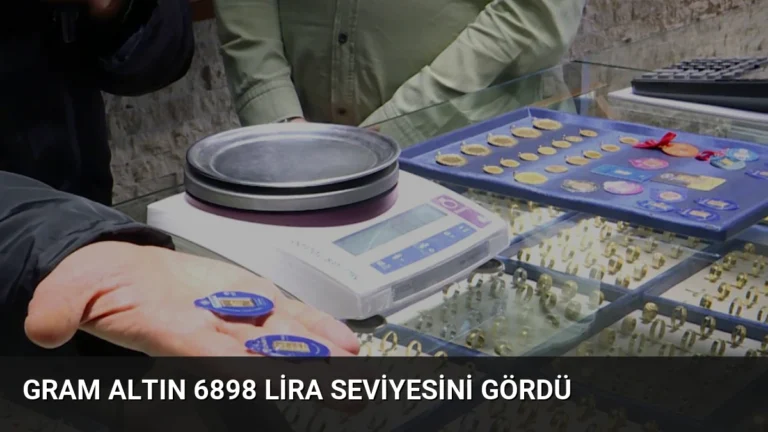 Gram Altın 6898 Lira Seviyesini Gördü