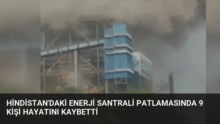 Hindistan’daki Enerji Santrali Patlamasında 9 Kişi Hayatını Kaybetti