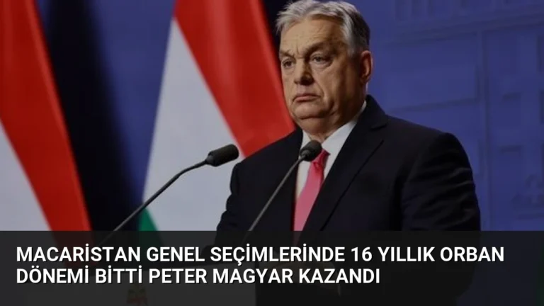 Macaristan Genel Seçimlerinde 16 Yıllık Orban Dönemi Bitti Peter Magyar Kazandı