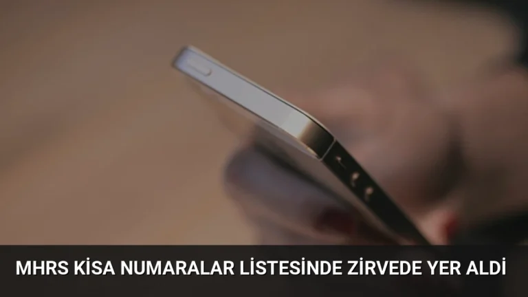 MHRS Kisa Numaralar Listesinde Zirvede Yer Aldi