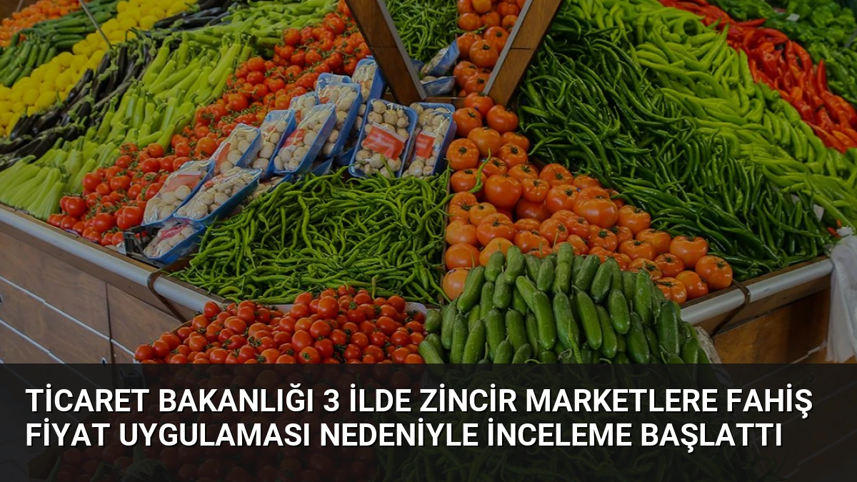 Ticaret Bakanlığı 3 İlde Zincir Marketlere Fahiş Fiyat Uygulaması Nedeniyle İnceleme Başlattı
