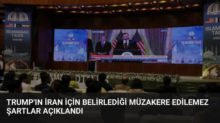 Trump’ın İran İçin Belirlediği Müzakere Edilemez Şartlar Açıklandı
