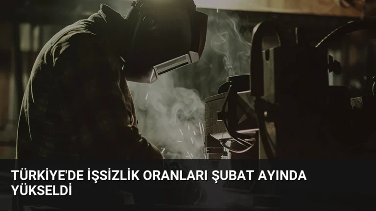 Türkiye’de İşsizlik Oranları Şubat Ayında Yükseldi