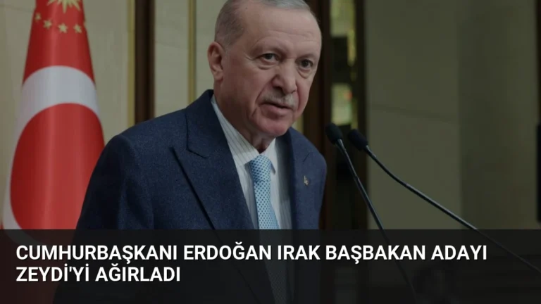 Cumhurbaşkanı Erdoğan Irak Başbakan Adayı Zeydi’yi Ağırladı