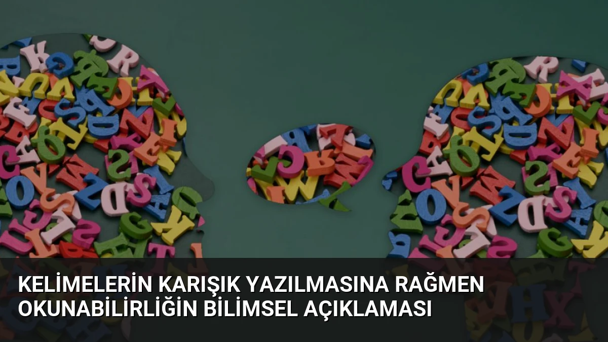Kelimelerin Karışık Yazılmasına Rağmen Okunabilirliğin Bilimsel Açıklaması