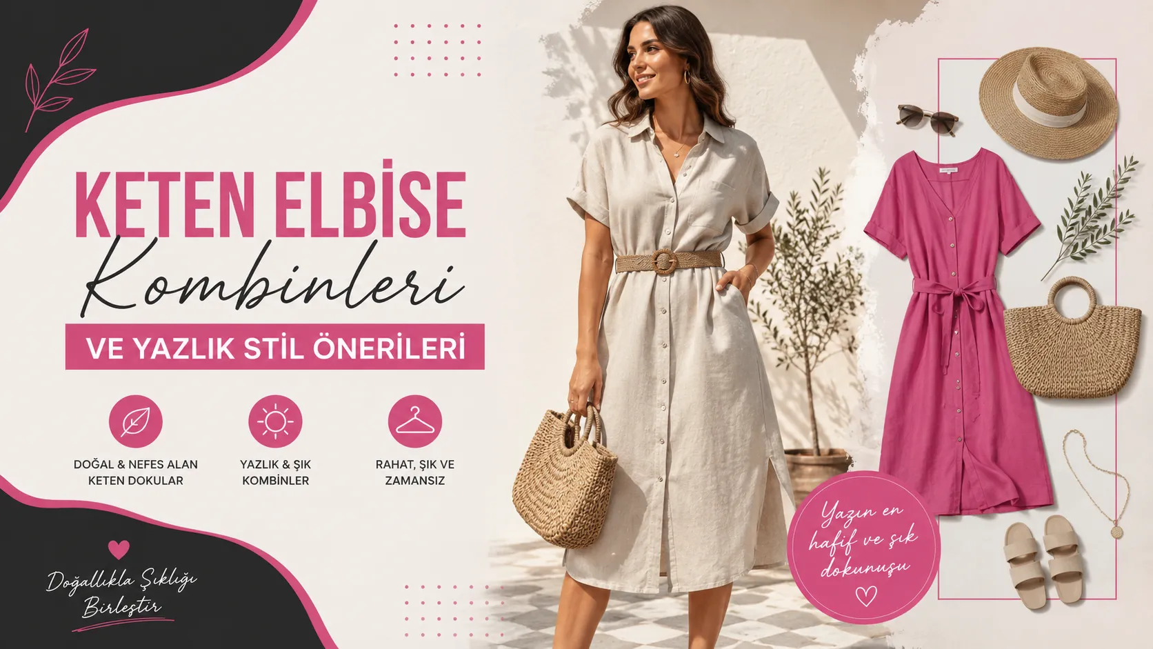 Keten Elbise Kombinleri ve Yazlık Stil Önerileri