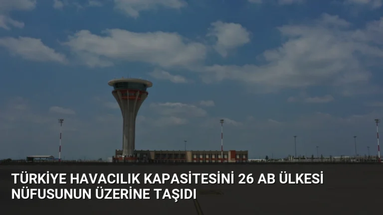 Türkiye Havacılık Kapasitesini 26 AB Ülkesi Nüfusunun Üzerine Taşıdı