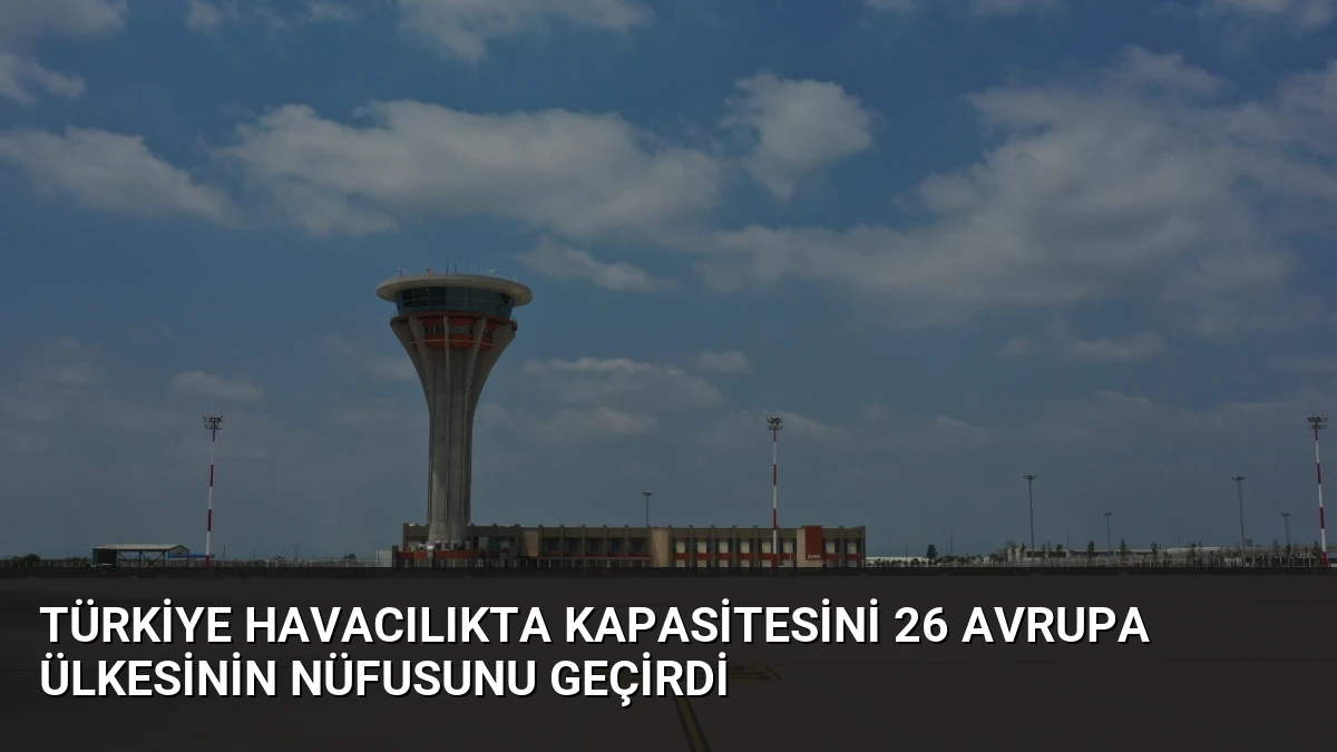 Türkiye Havacılıkta Kapasitesini 26 Avrupa Ülkesinin Nüfusunu Geçirdi