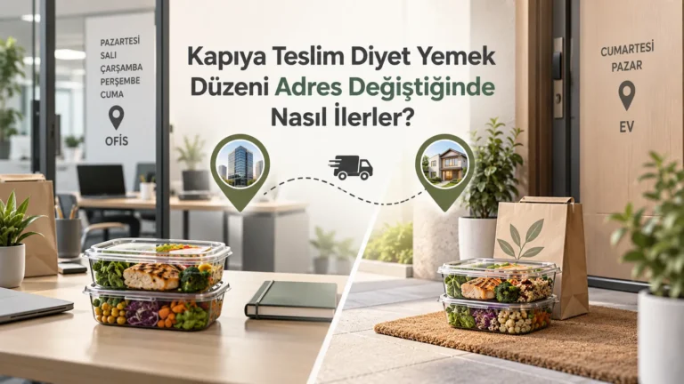 Kapıya Teslim Diyet Yemek Düzeni Adres Değiştiğinde Nasıl İlerler?