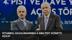 İstanbul Havalimanında 4 Ana Pist Hizmete Açıldı