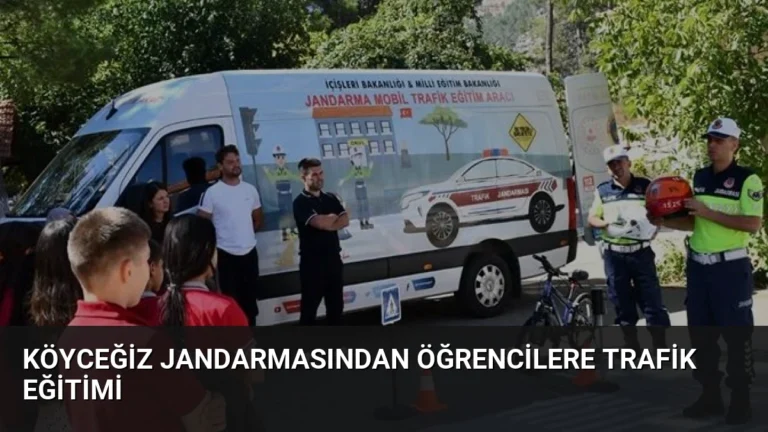 Köyceğiz Jandarmasından Öğrencilere Trafik Eğitimi