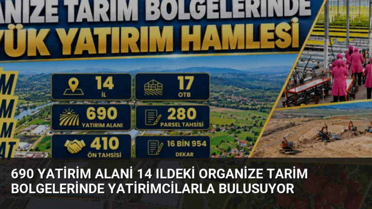 690 Yatirim Alani 14 Ildeki Organize Tarim Bolgelerinde Yatirimcilarla Bulusuyor