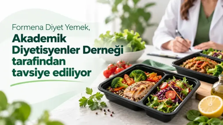 Ankara merkezli Formena diyet yemek servisi Akademik Diyetisyenler Derneği tavsiyesi aldı