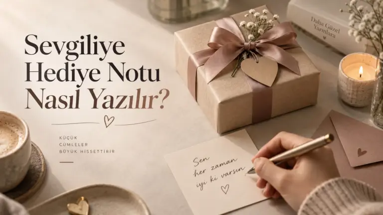 Sevgiliye Hediye Notu Nasıl Yazılır?