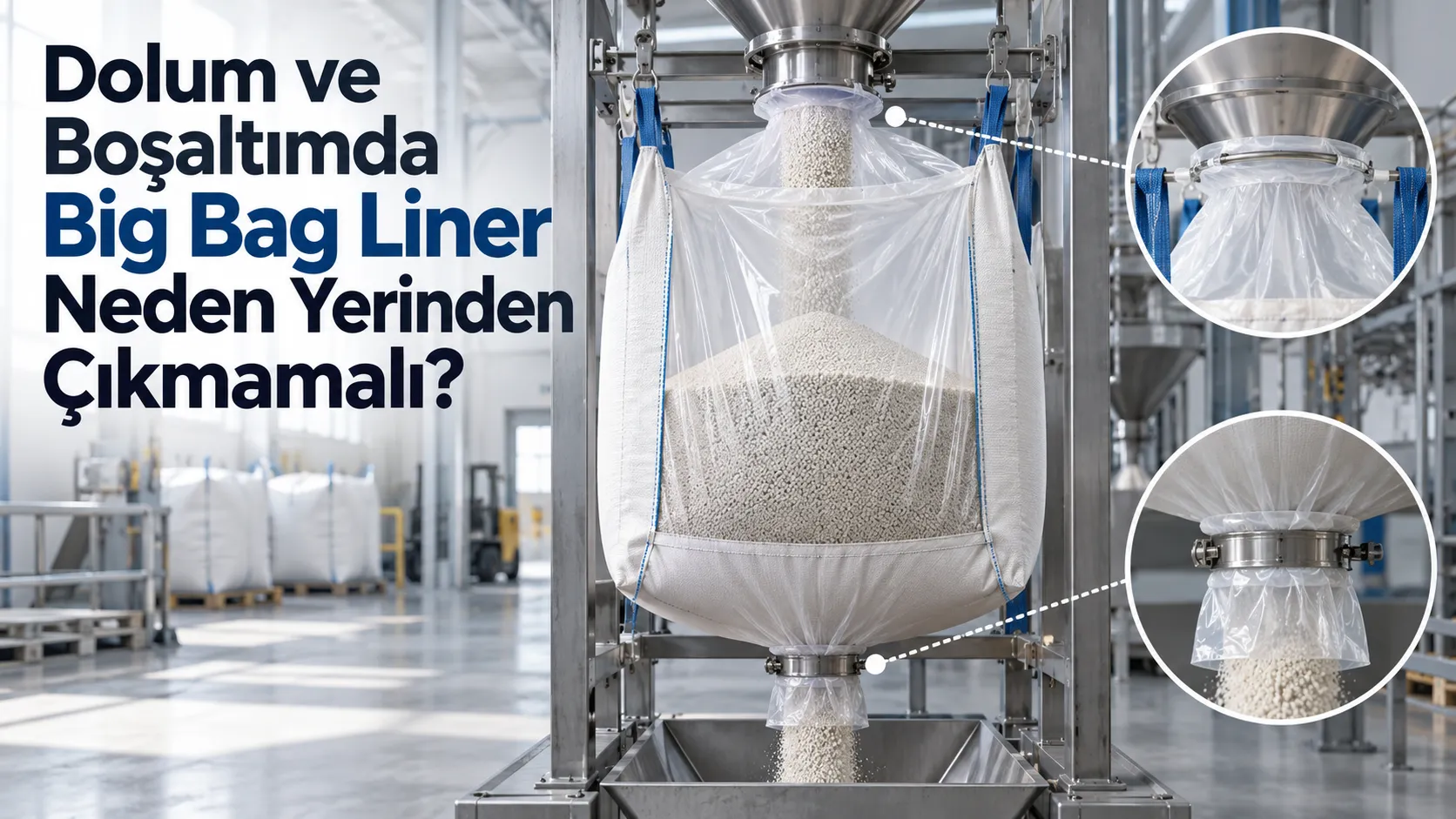 Dolum ve Boşaltımda Big Bag Liner Neden Yerinden Çıkmamalı?
